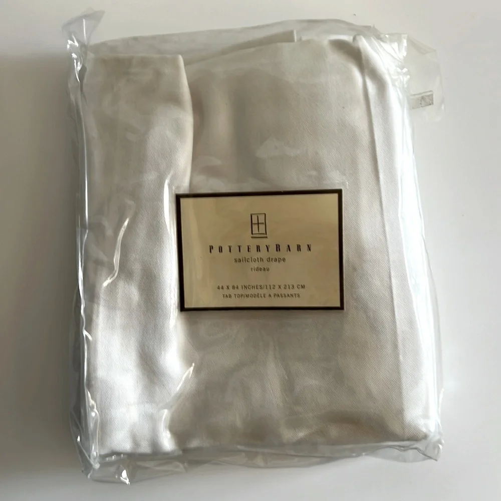 Pottery Barn Sailcloth Drape